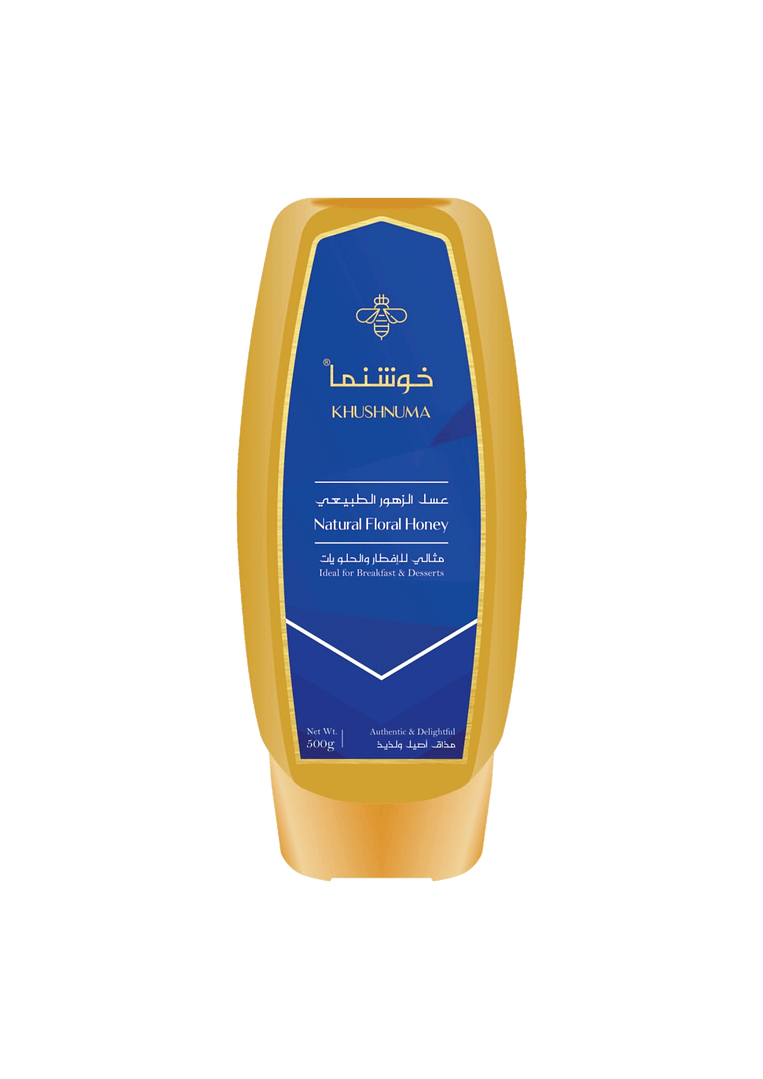 Natural Floral Honey Squeeze Bottle 500 Gram